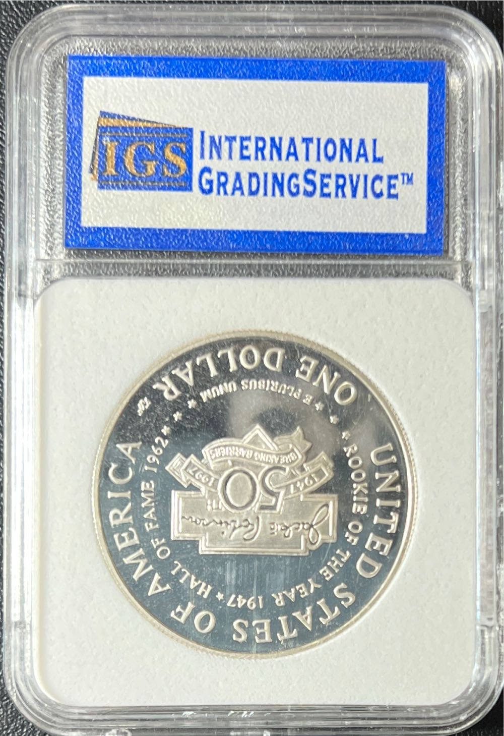 1997 S Jackie Robinson Commemorative Coin  coin collectible - Main Image 2