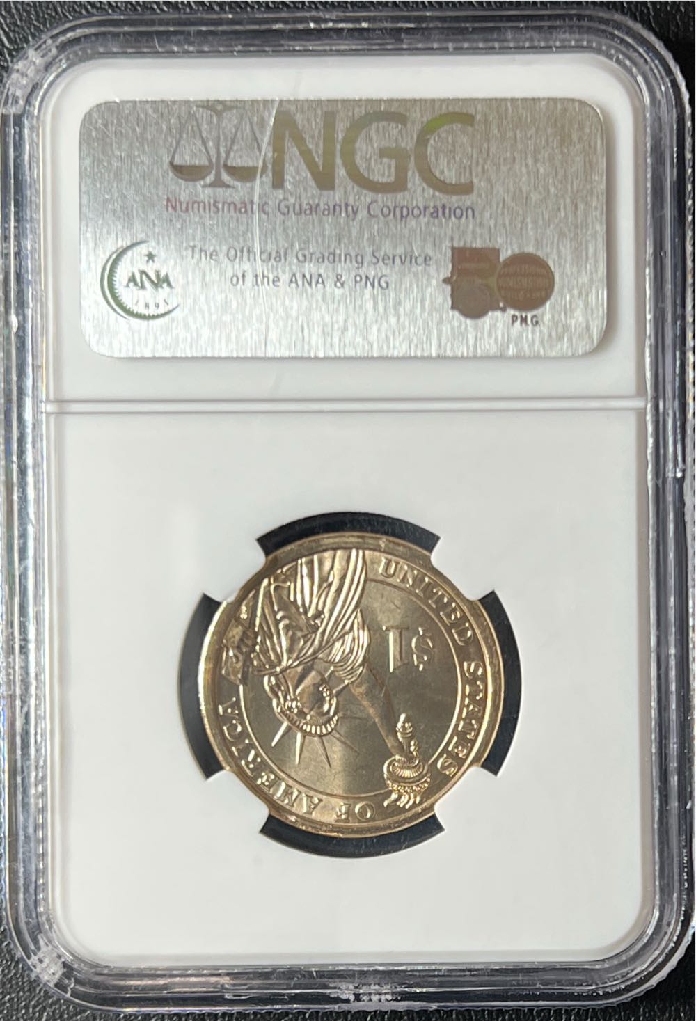 2007 D Brilliant Uncirculated John Adams First Day Of Issue  coin collectible - Main Image 2