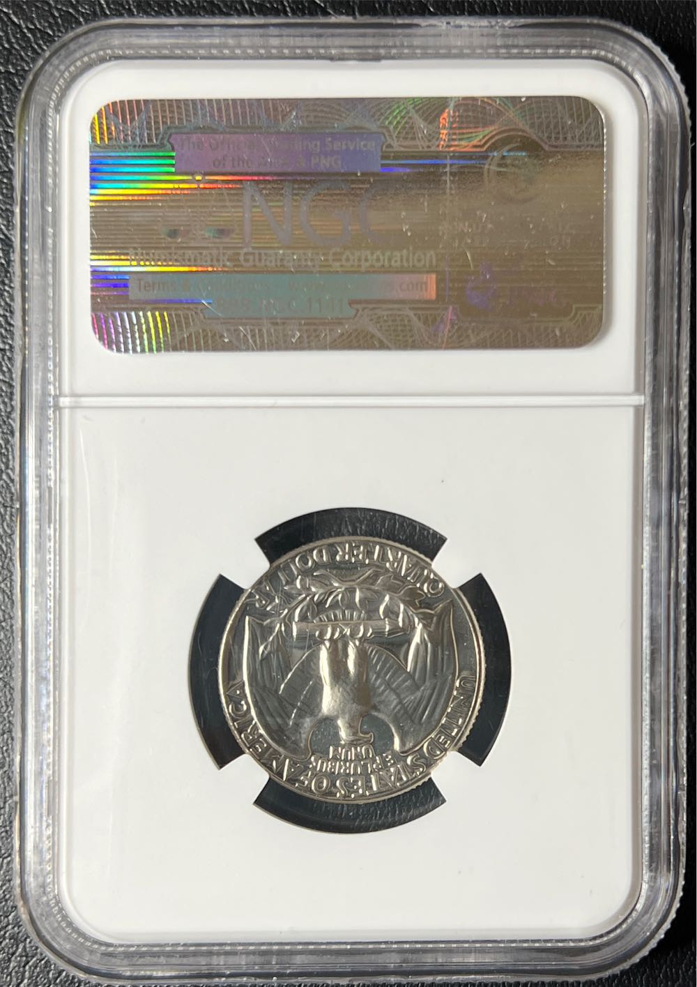 1972-S PF68 NGC Proof Washington Quarter  coin collectible - Main Image 2