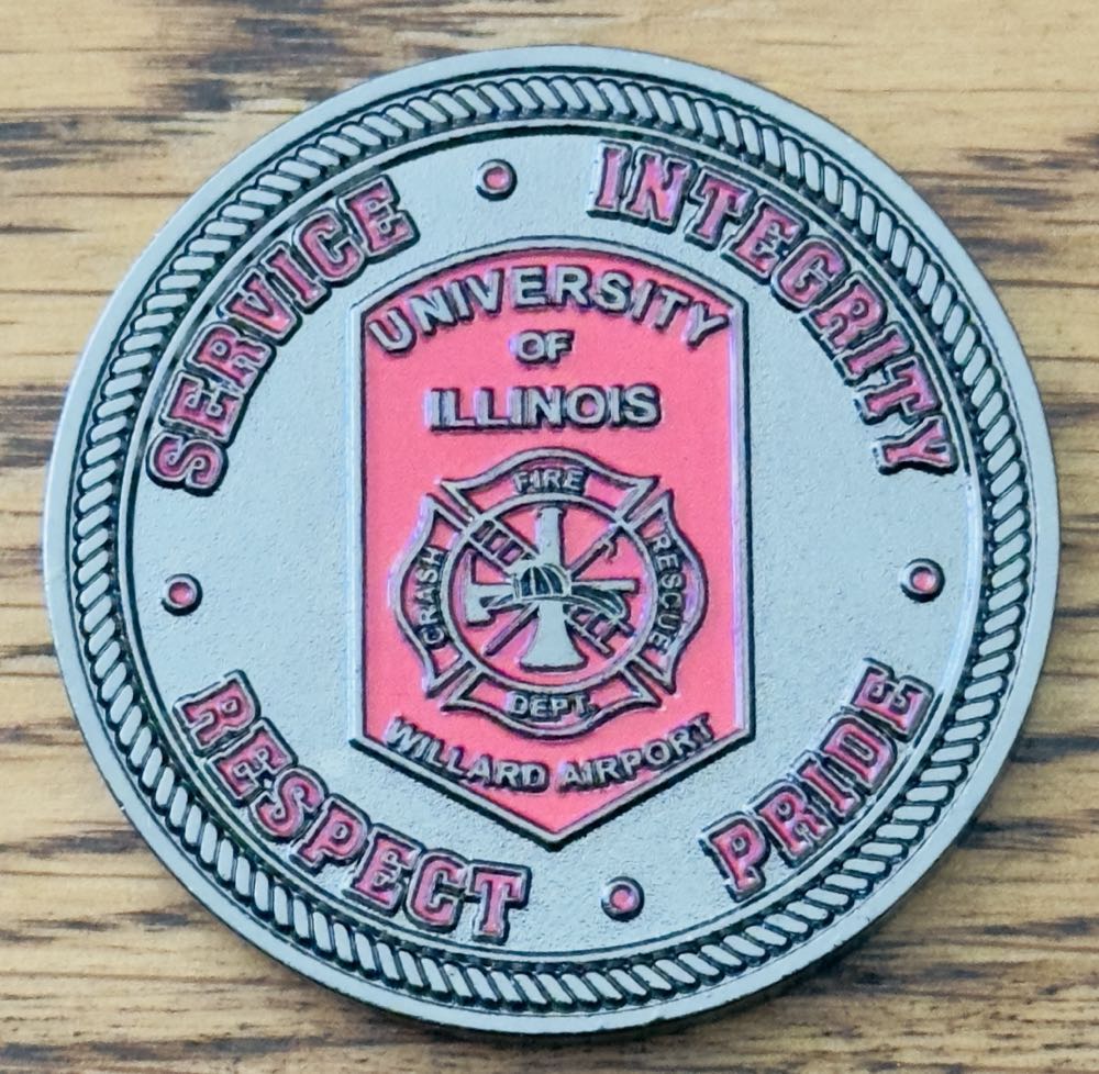 U of I Willard ARFF  coin collectible - Main Image 2