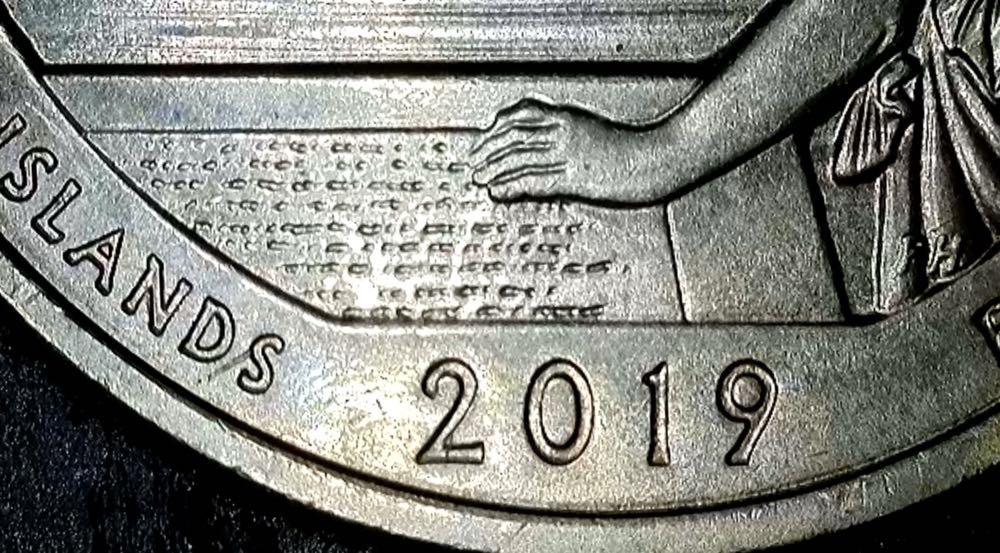 2019-W America the Beautiful Quarter - American Memorial Park  coin collectible - Main Image 3