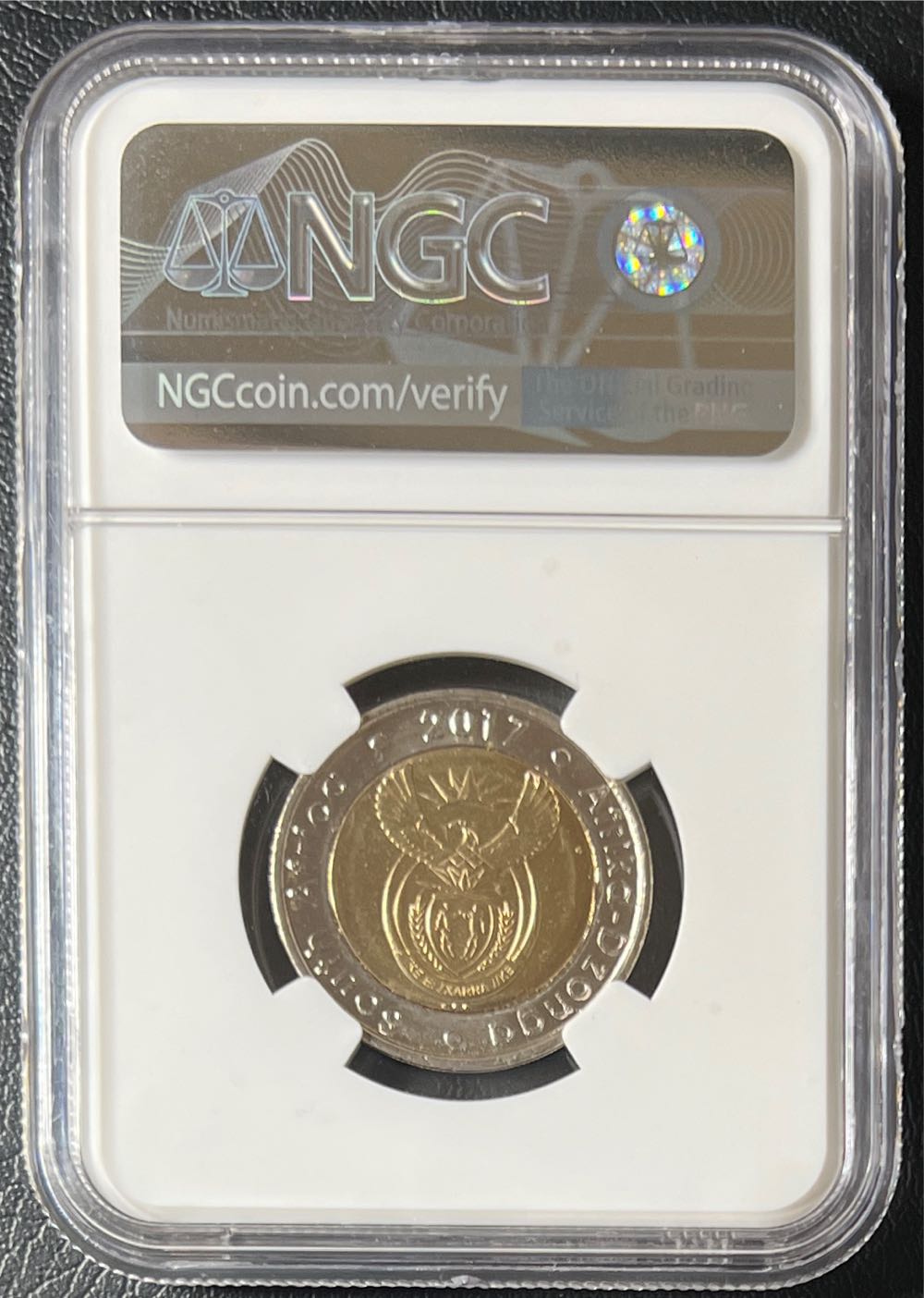 2017 South Africa 5 Rand-  NGC MS68 - Oliver Reginald Tambo  coin collectible - Main Image 2