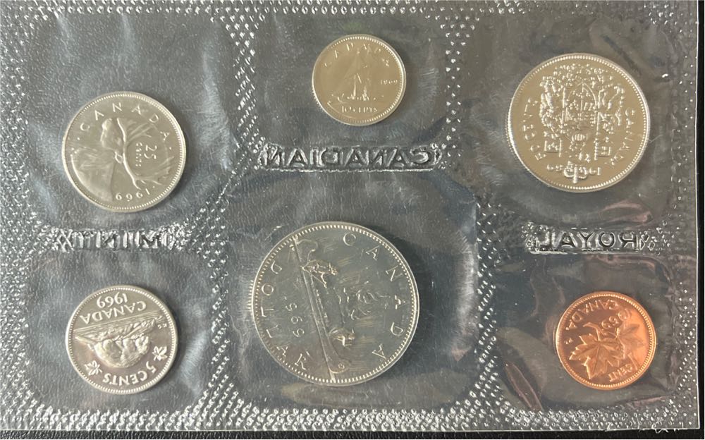 1969 Canadian Coin Set  coin collectible - Main Image 3