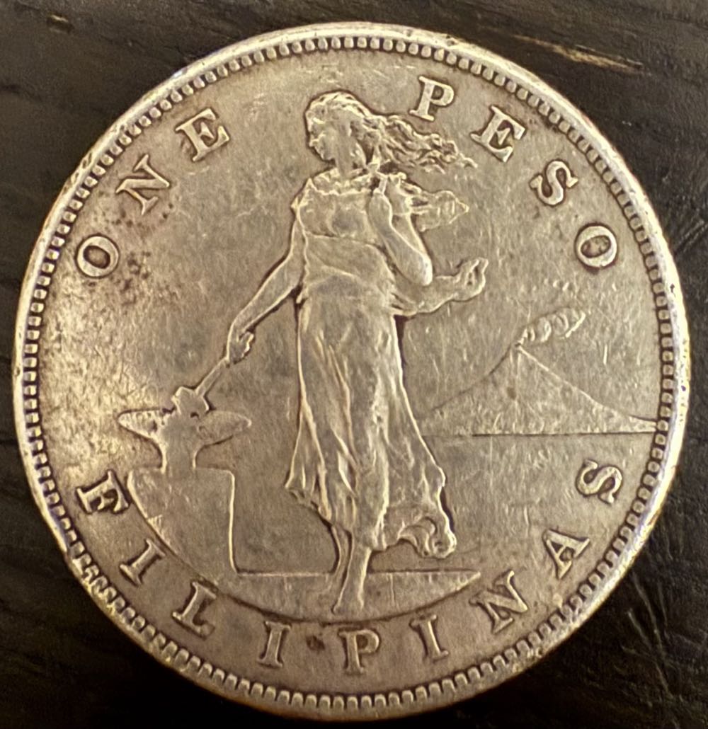 1903 United States and Filipinas One Peso  coin collectible - Main Image 2
