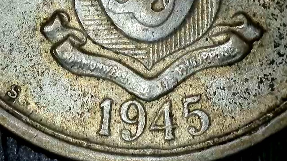 1945-S United States and Filipinas Fifty Centavos  coin collectible - Main Image 3