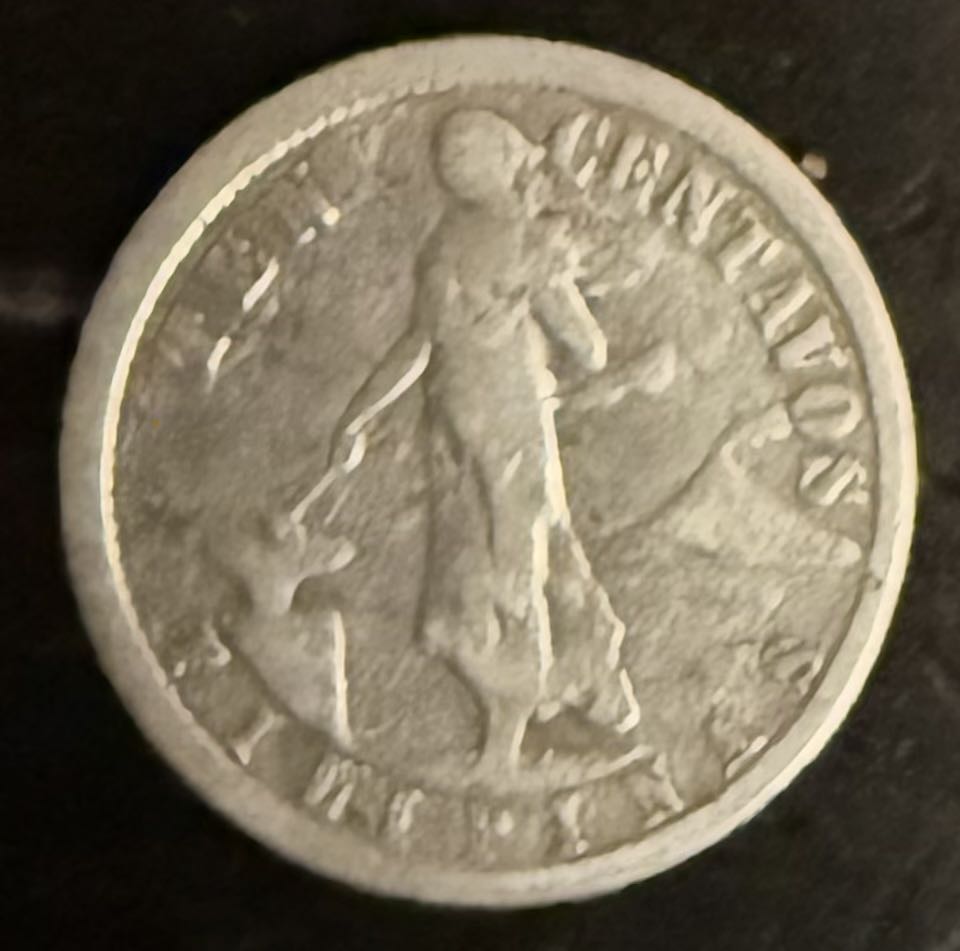 1921 United States and Filipinas Ten Centavos  coin collectible - Main Image 2