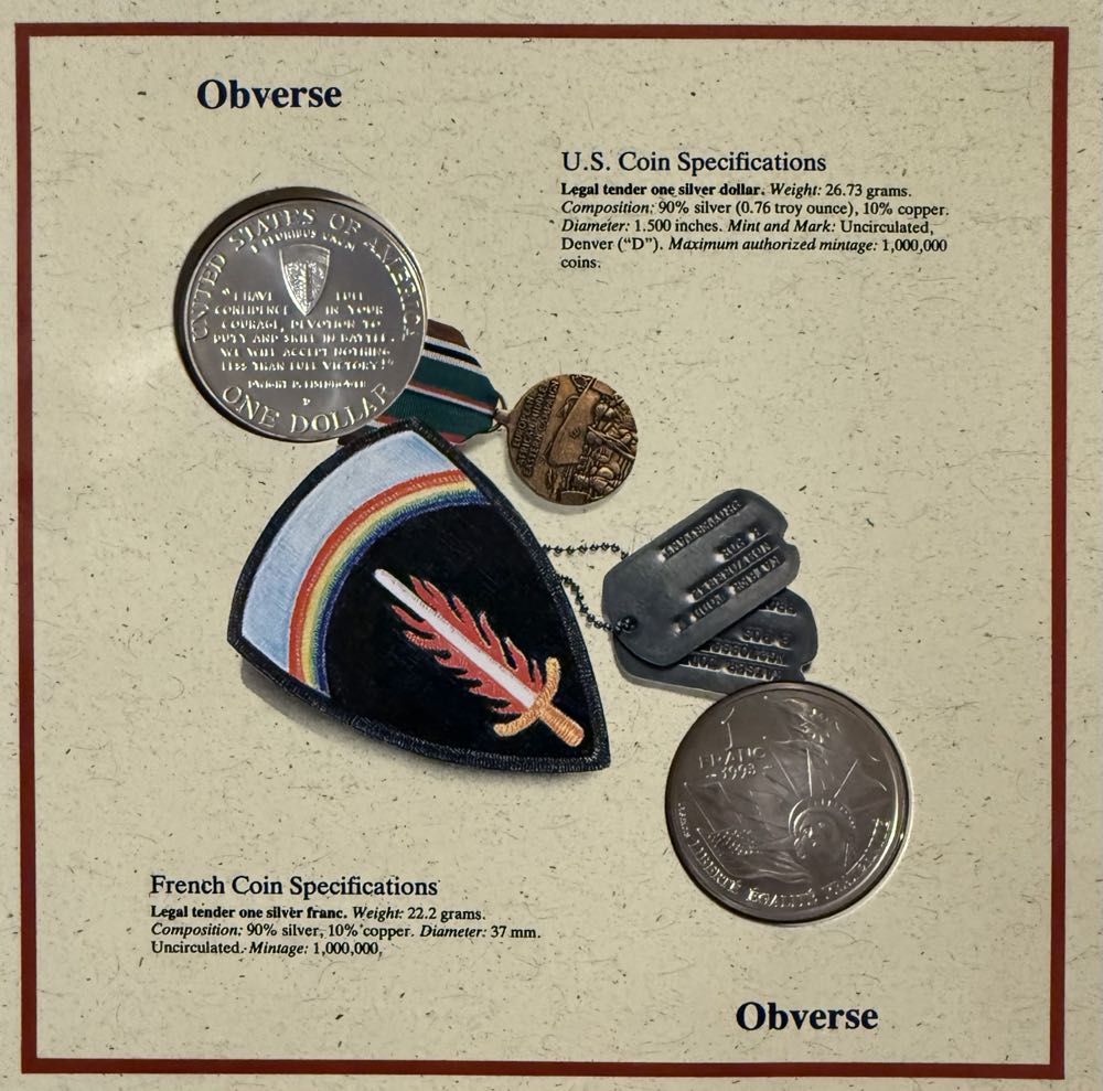 D-Day 50th Anniversary Commemorative Coin Set  coin collectible - Main Image 3