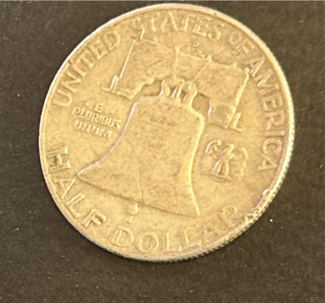 1961 D Franklin Half Dollar  coin collectible - Main Image 2