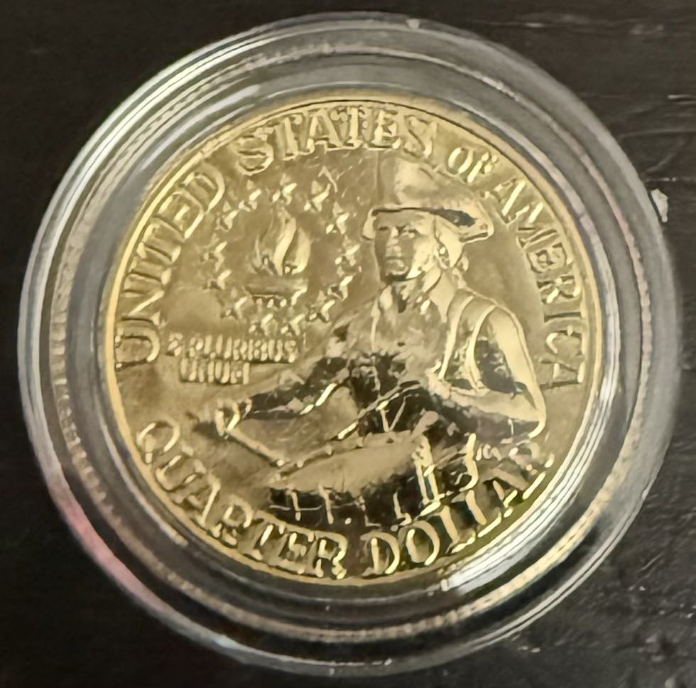 1976-D Washington Bicentennial Quarter  coin collectible - Main Image 2