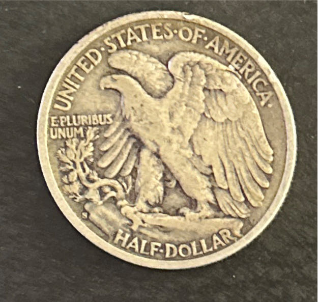 Half Dollar 1943 S Walking Liberty  coin collectible - Main Image 2