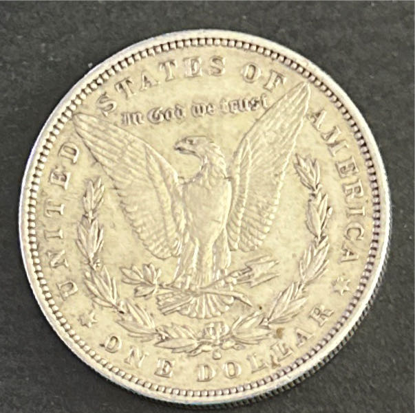 1890 S Morgan Silver Dollar  coin collectible - Main Image 2