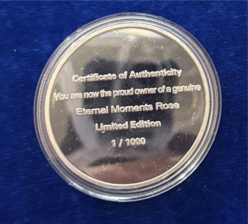 Eternal Moment Certified Rose  coin collectible - Main Image 2