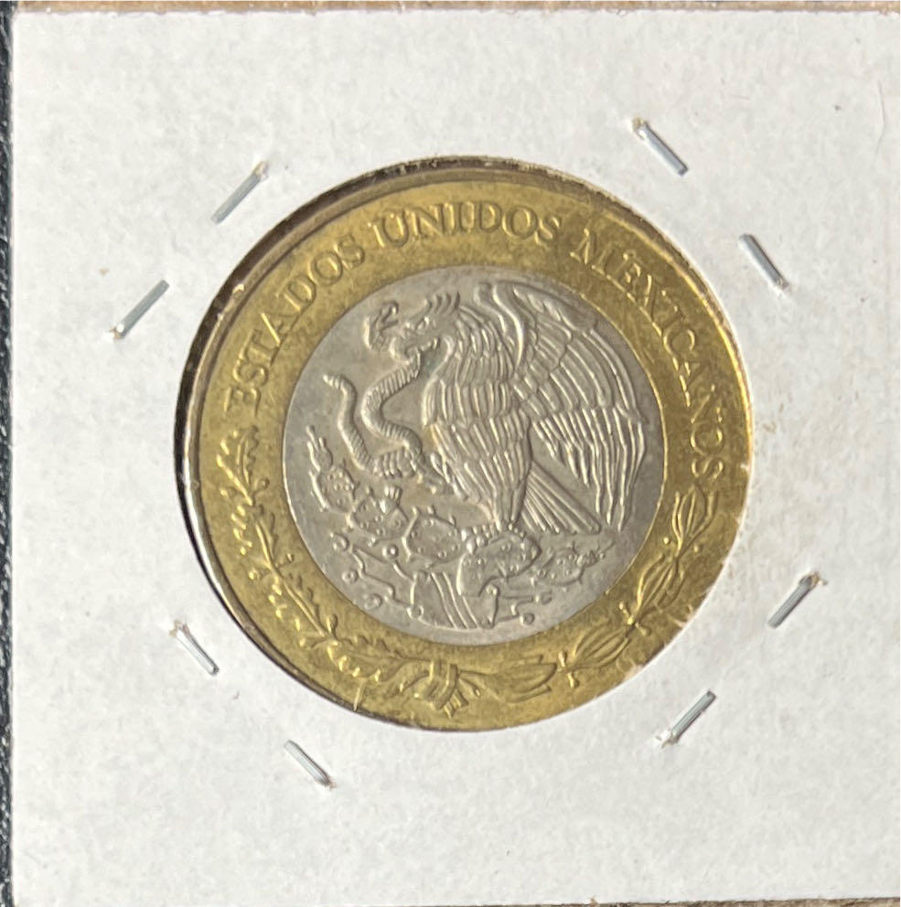 2000 M Mexico 20 Pesos  coin collectible - Main Image 2