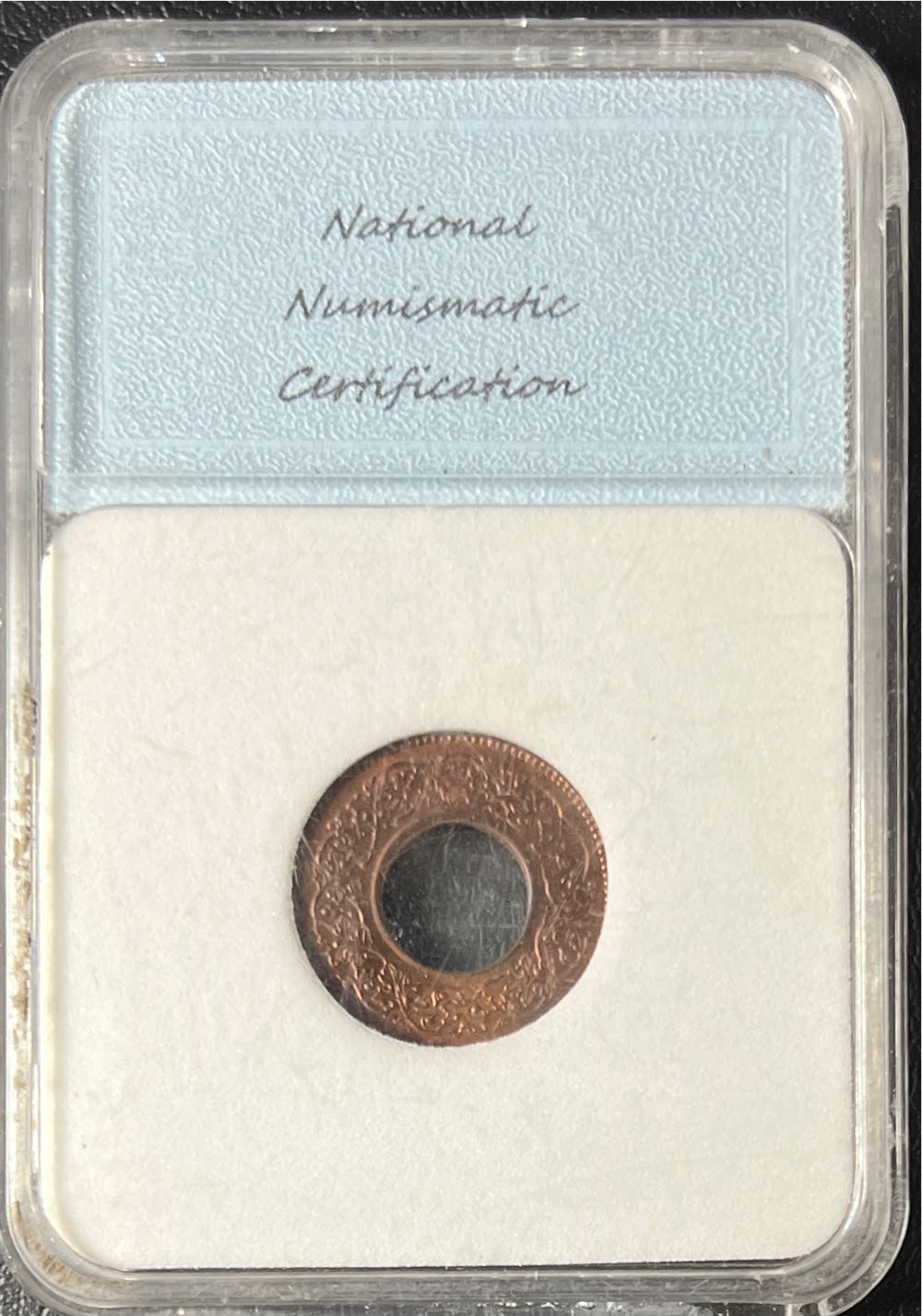 1943 British India One Pice  coin collectible - Main Image 2