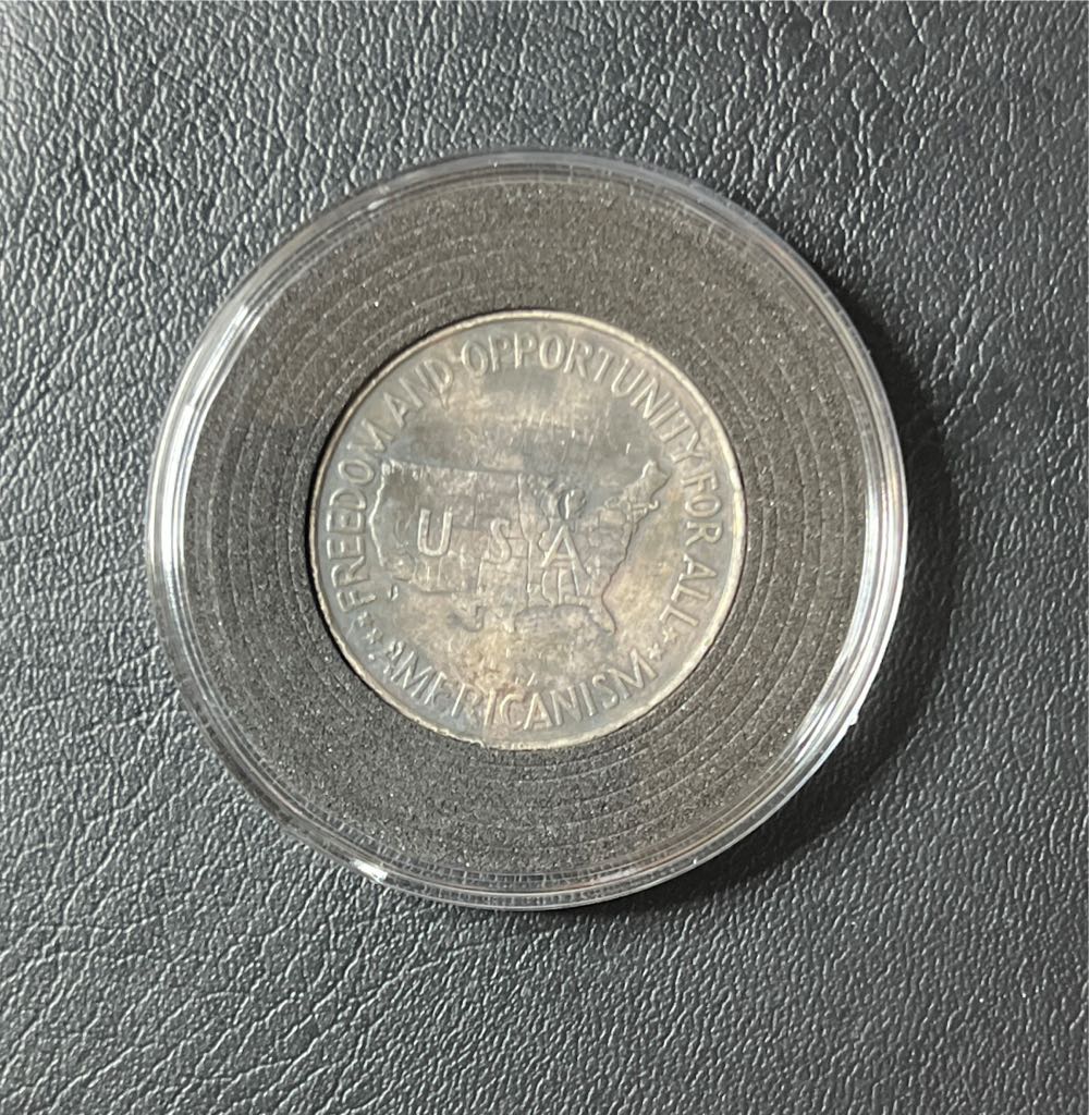 1952 George W Carver Booker T Washington Commemorative Silver Half Dollar Coin  coin collectible - Main Image 2