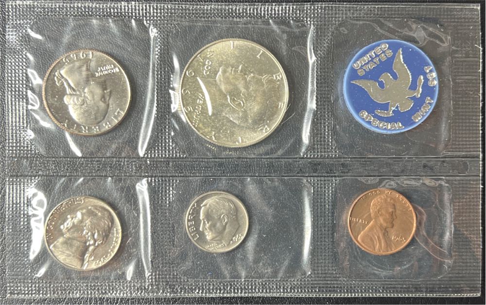 1965 US Uncirculated Mint Coin Set  coin collectible - Main Image 2