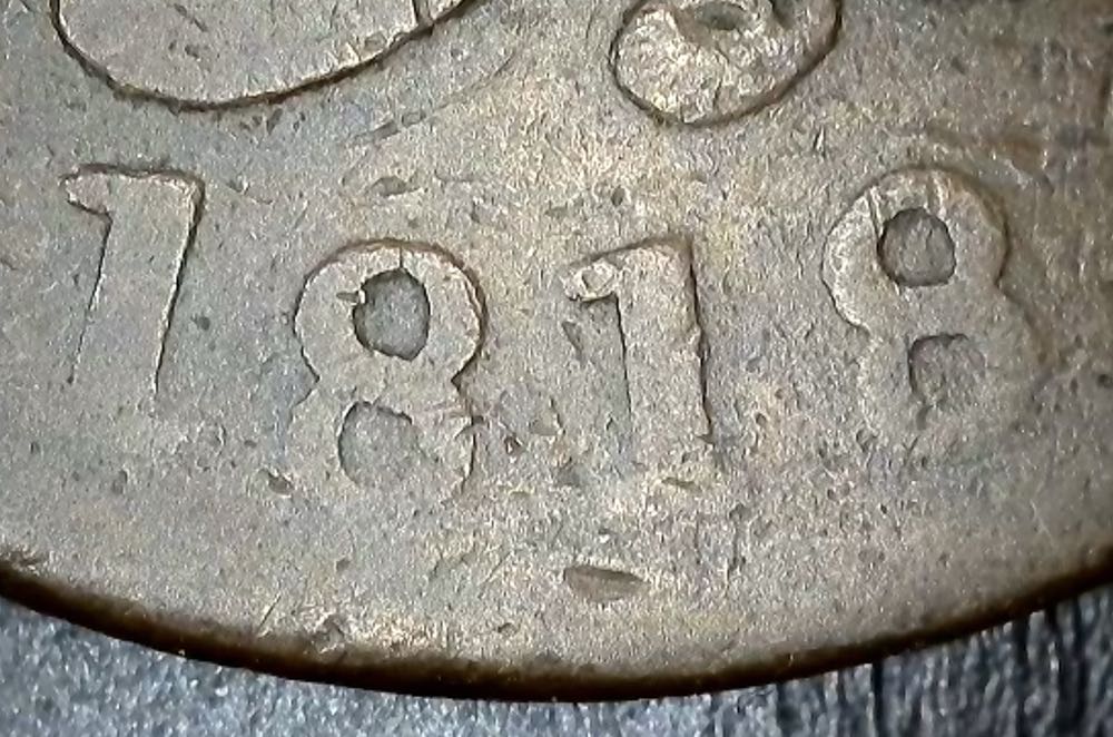 1818 Liberty Head Large Cent  coin collectible - Main Image 3