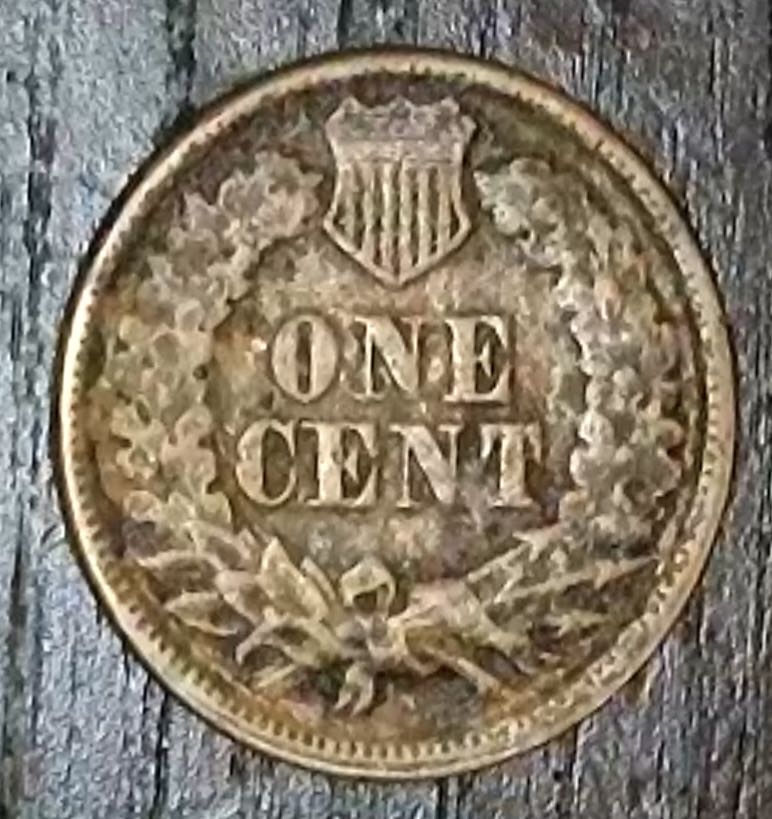 1860 Indian Head Cent  coin collectible - Main Image 2