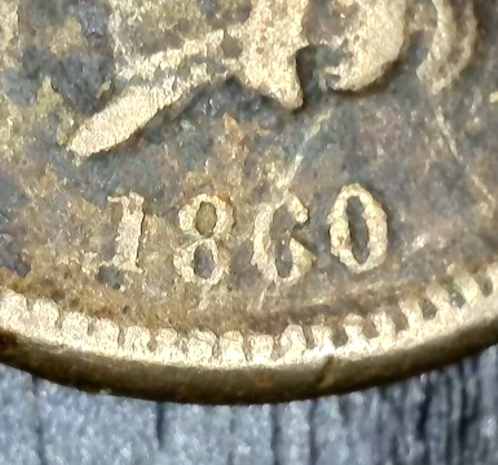 1860 Indian Head Cent  coin collectible - Main Image 3