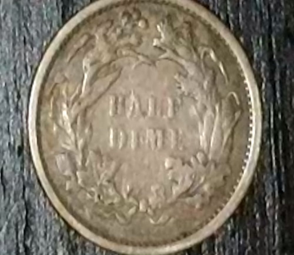 1861 Liberty Seated Half Dime  coin collectible - Main Image 2