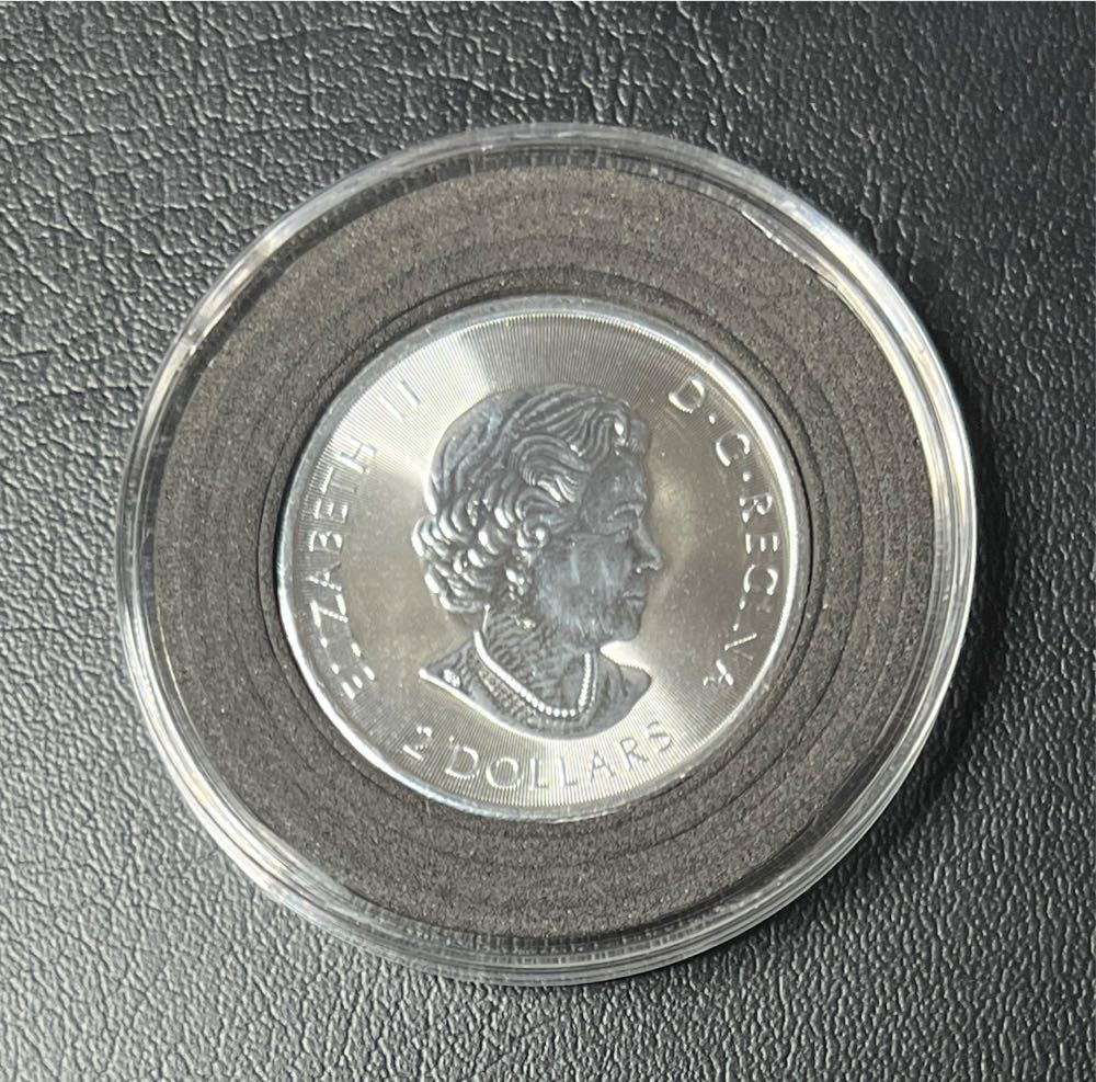 2021 Canada $2 0.5oz 1/2oz Red Tailed Hawk .9999 Fine Silver Bullion coin  coin collectible - Main Image 2