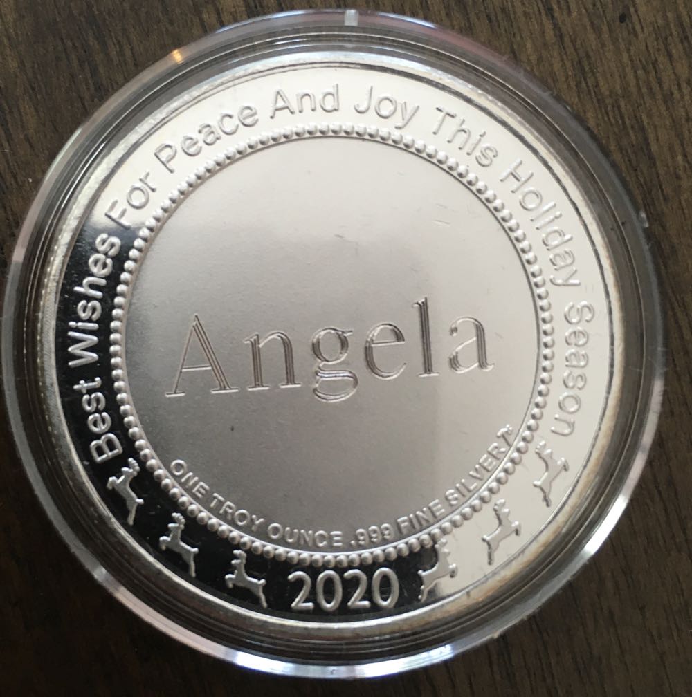 (AC) Christmas Coins -2020 Merry Christmas  coin collectible - Main Image 2