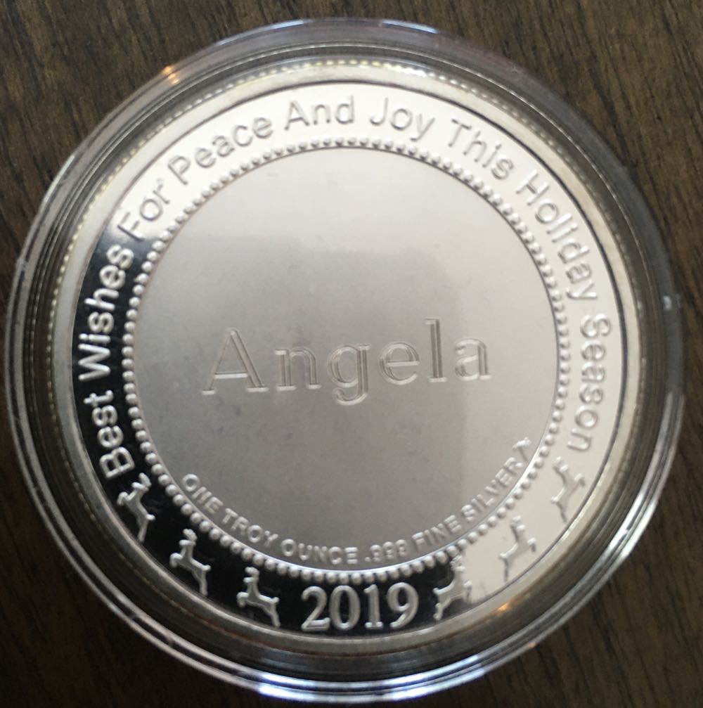(AC) Christmas Coins -2019 Merry Christmas  coin collectible - Main Image 2