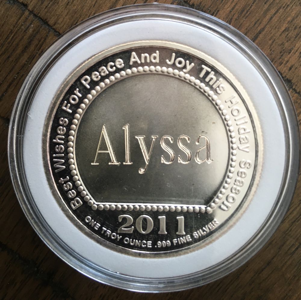 Alyssa Christmas Coins -2011 Horse  coin collectible - Main Image 2