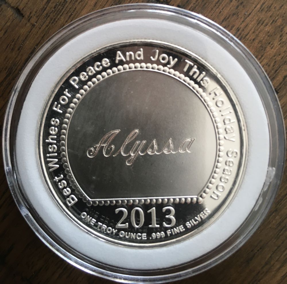 Alyssa Christmas Coins -2013 Christmas Wish  coin collectible - Main Image 2