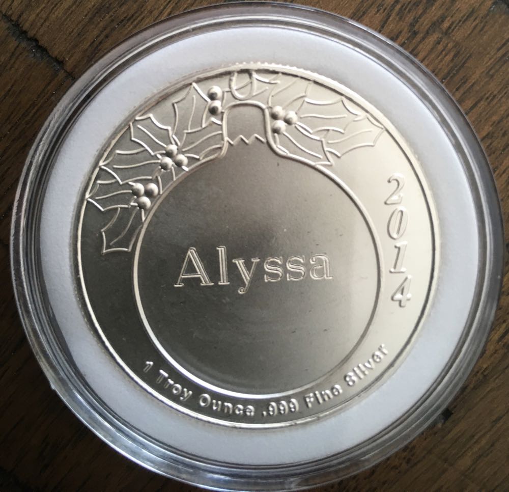 Alyssa Christmas Coins -2014 Snowmen  coin collectible - Main Image 2