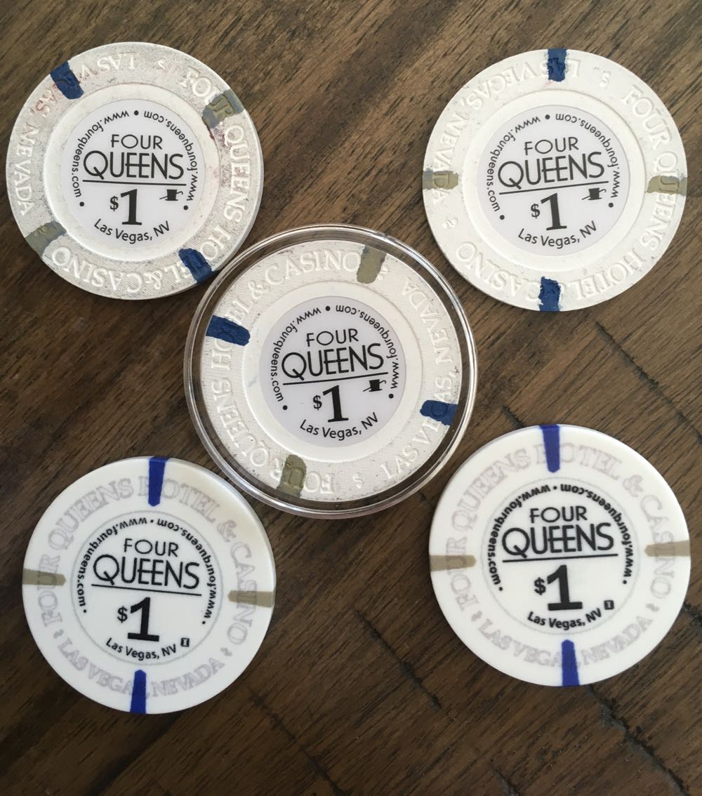 Vegas Tokens - Four Queens $1  coin collectible - Main Image 2