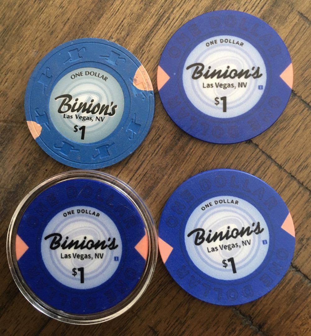 Vegas Tokens - Binions $1  coin collectible - Main Image 2