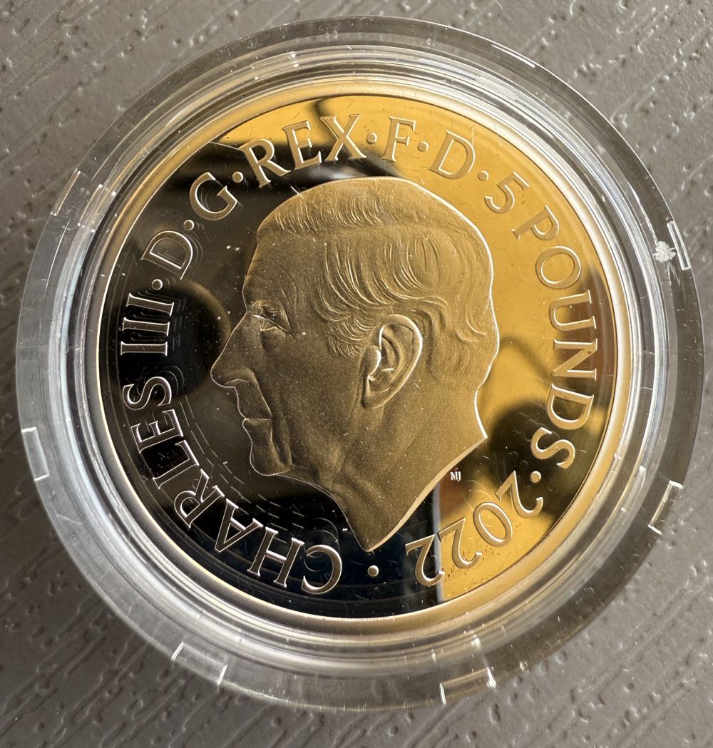 Royal Mint UK 2022 Her Majesty Queen Elizabeth II Pierrot Silver  coin collectible [Barcode 5026177600909] - Main Image 2