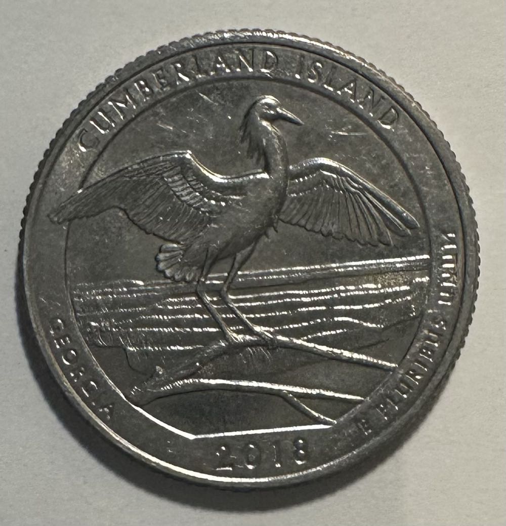 Quarter National Park- Georgia Cumberland Islands  coin collectible - Main Image 2