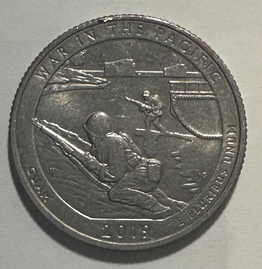 Quarter National Park- Guam War In The Pacific  coin collectible - Main Image 2