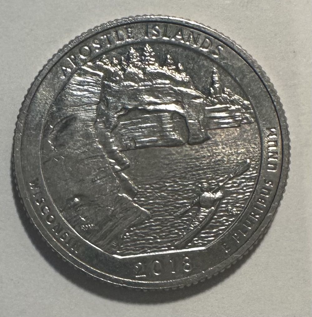 Quarter National Park- Wisconsin Apostle Islands  coin collectible - Main Image 2