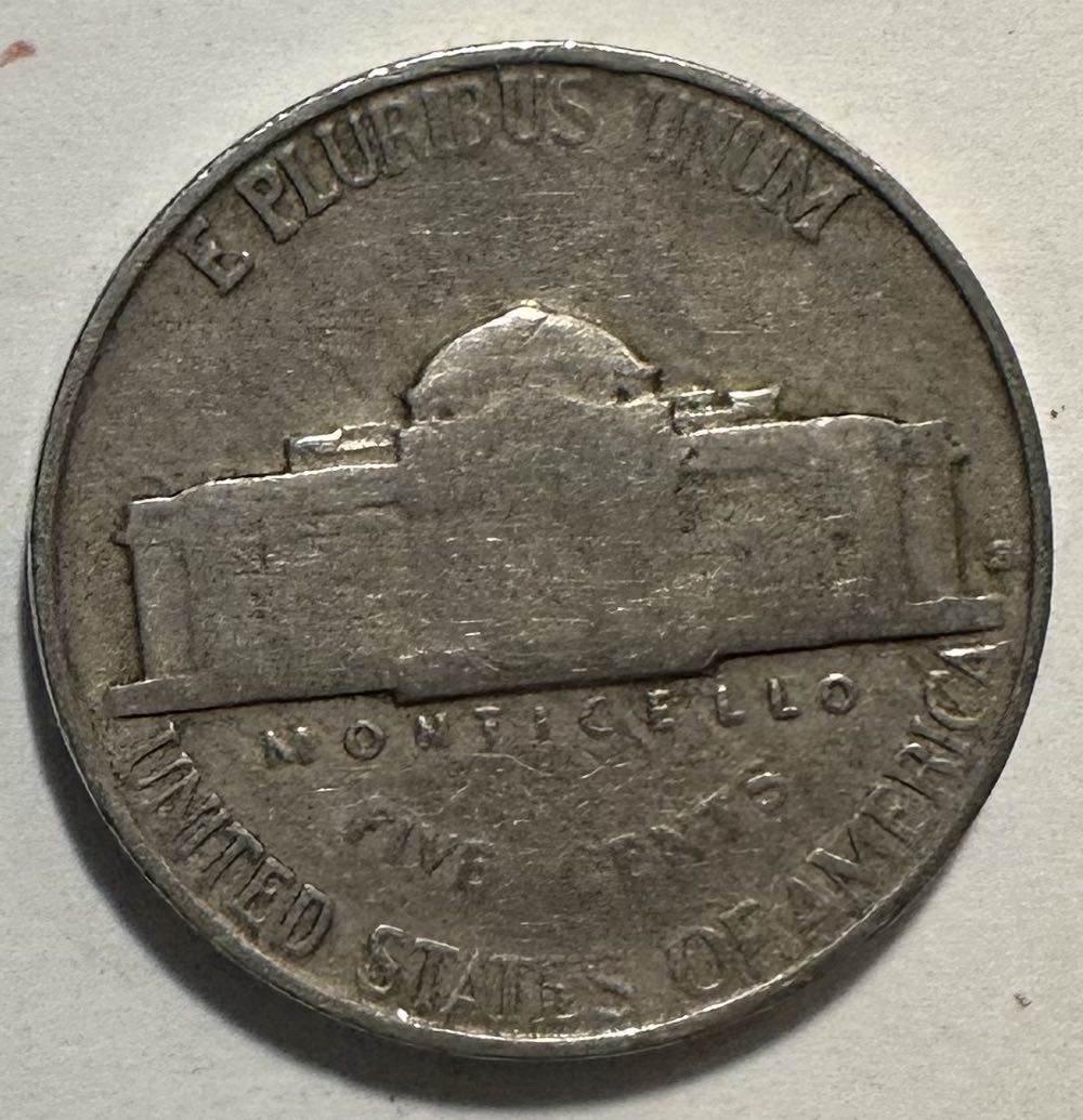 Nickel Jefferson 1941 S  coin collectible - Main Image 2