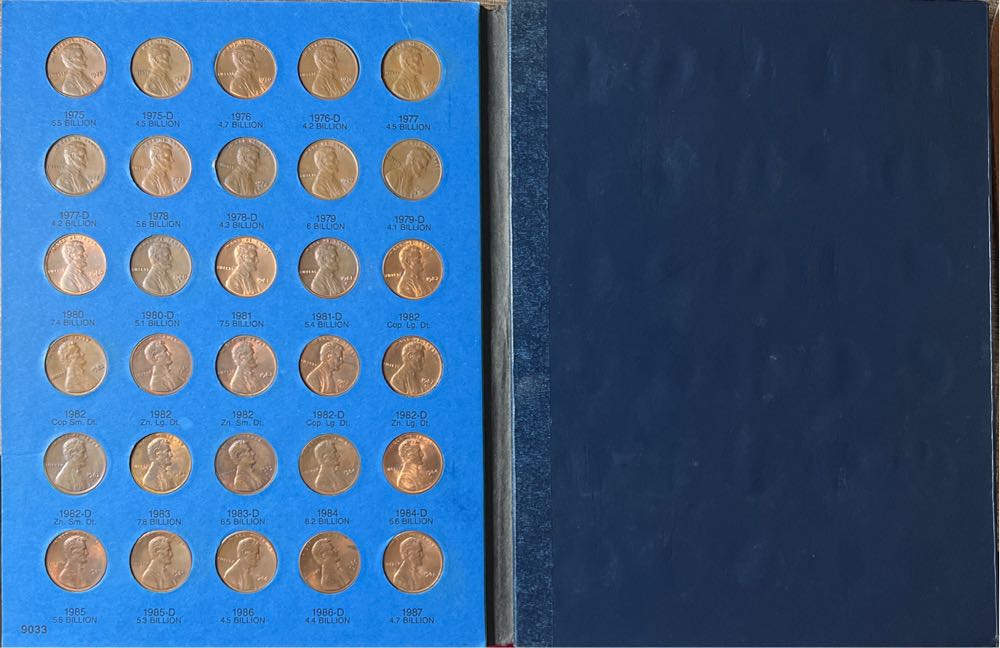 Lincoln Cents Collection Starting 1975  coin collectible - Main Image 2