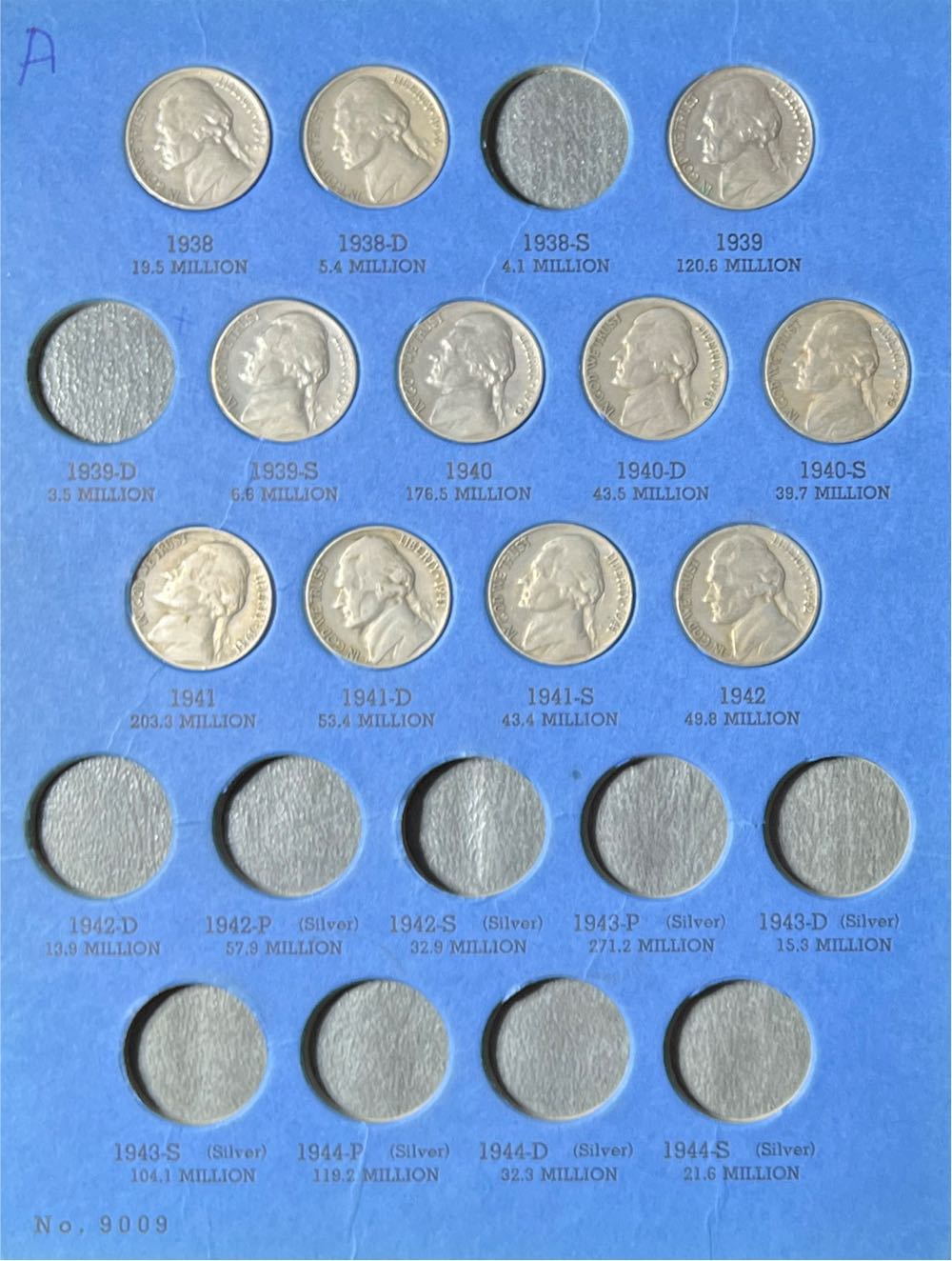 Jefferson Nickel Collection Starting 1938  coin collectible - Main Image 2