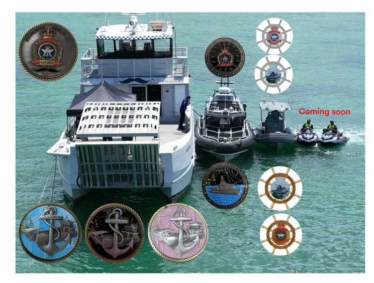 199 + 200 2025 Redland Bay Water Police Bronze  coin collectible - Main Image 2