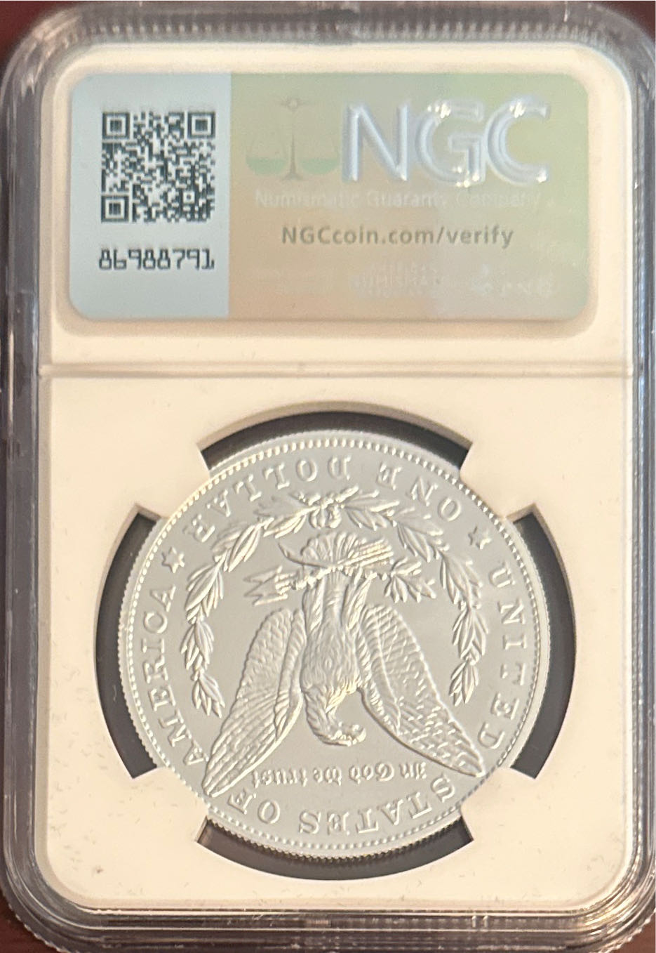 2024 Morgan Silver Dollar MS70  coin collectible - Main Image 2