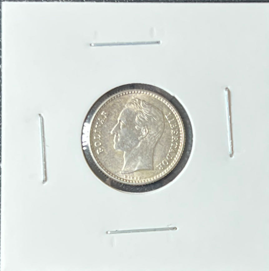 1954 Venezuela 1 Bolivar  coin collectible - Main Image 1
