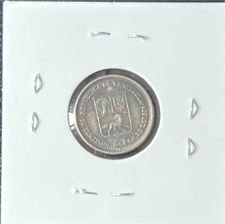 1954 Venezuela 1 Bolivar  coin collectible - Main Image 2