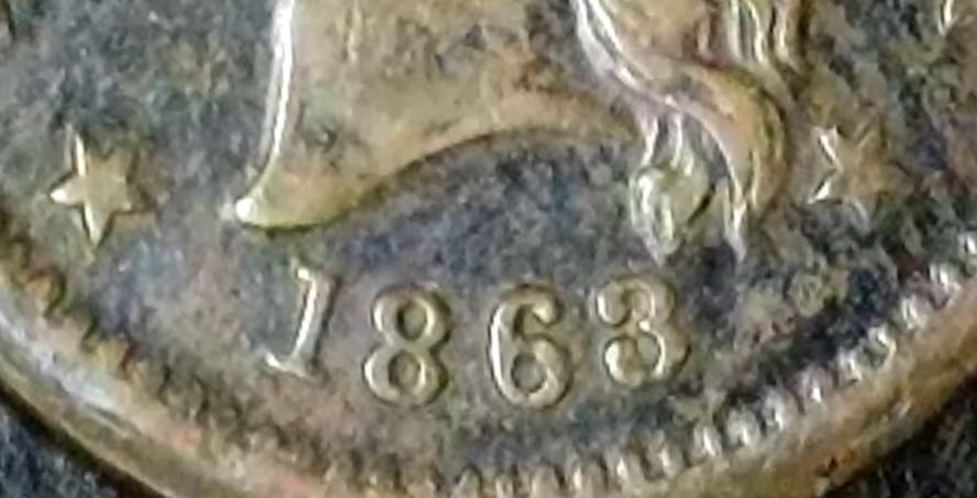 1863 Capped Liberty • 1 Wilson’s Medal  coin collectible - Main Image 3