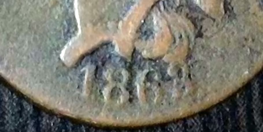 1863 United We Stand • One Country Broas Pie Baker 131 41st St N.Y.  coin collectible - Main Image 3