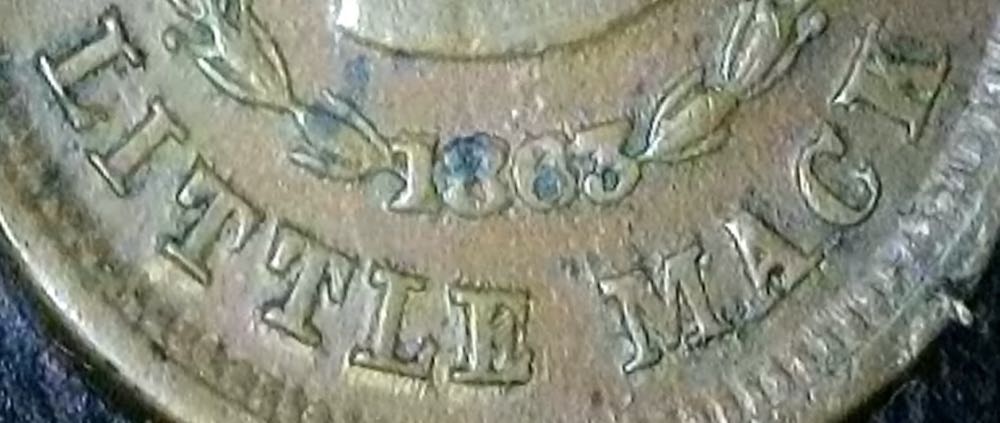 1863 Little Mack • McClellan Medal For One Cent  coin collectible - Main Image 3