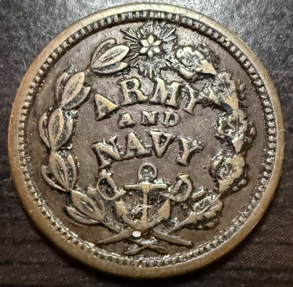The Federal Union It Must And Shall Be Preserved • Army And Navy  coin collectible - Main Image 2