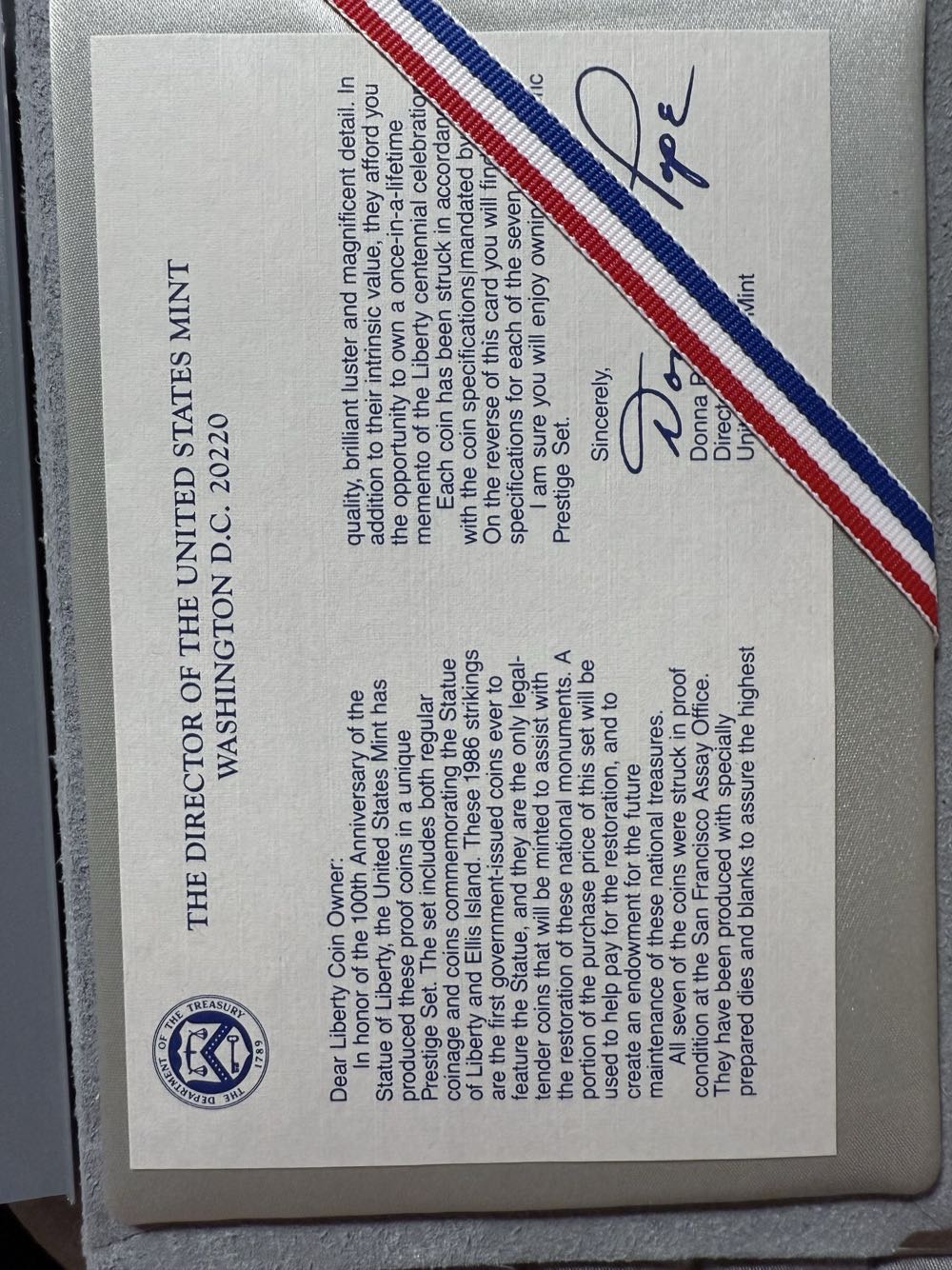 Prestige Set  1986  coin collectible - Main Image 3