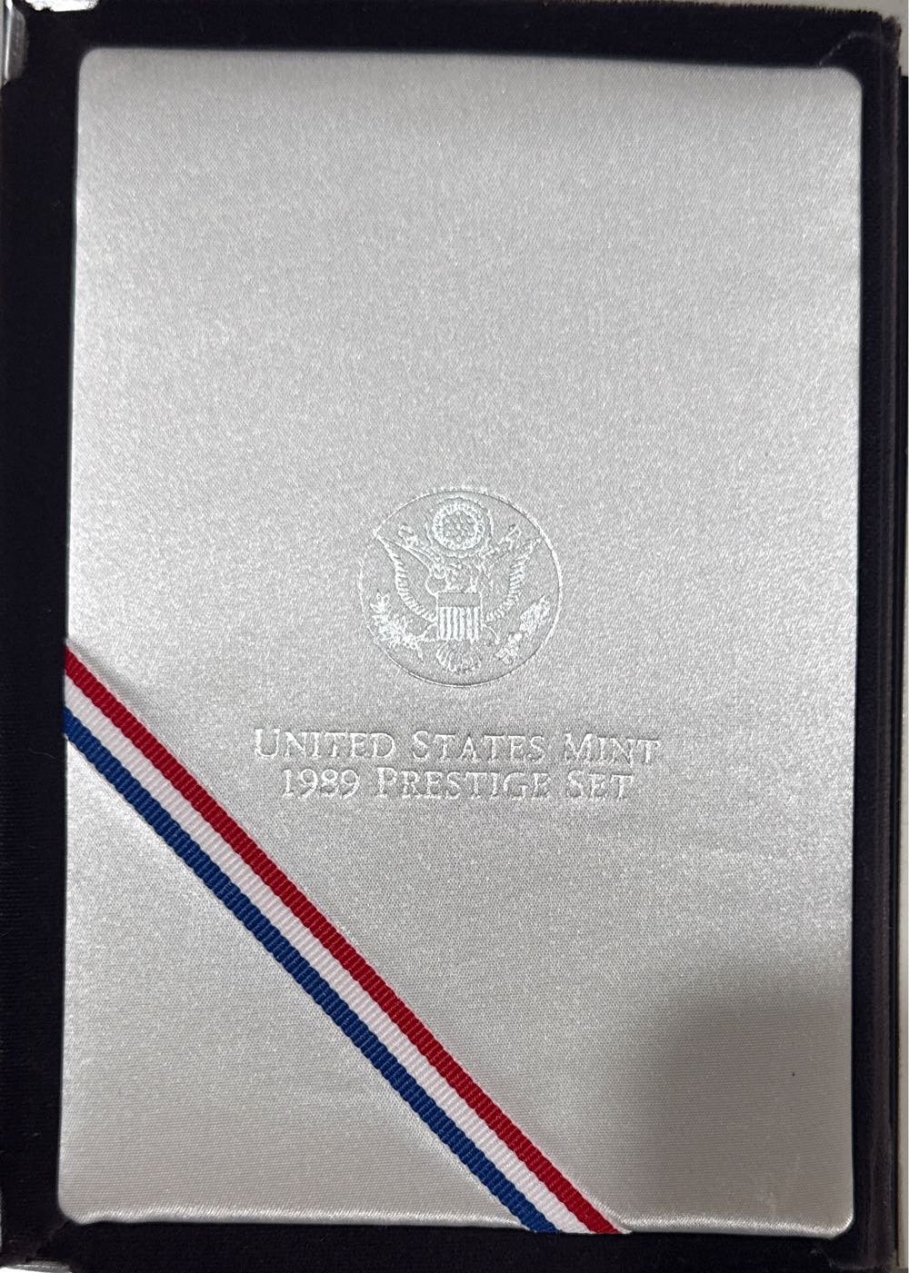 Prestige Set 1989-S US Mint Proof Coin Set with Congresses Bicentennial Silver Dollar and COA  coin collectible - Main Image 7