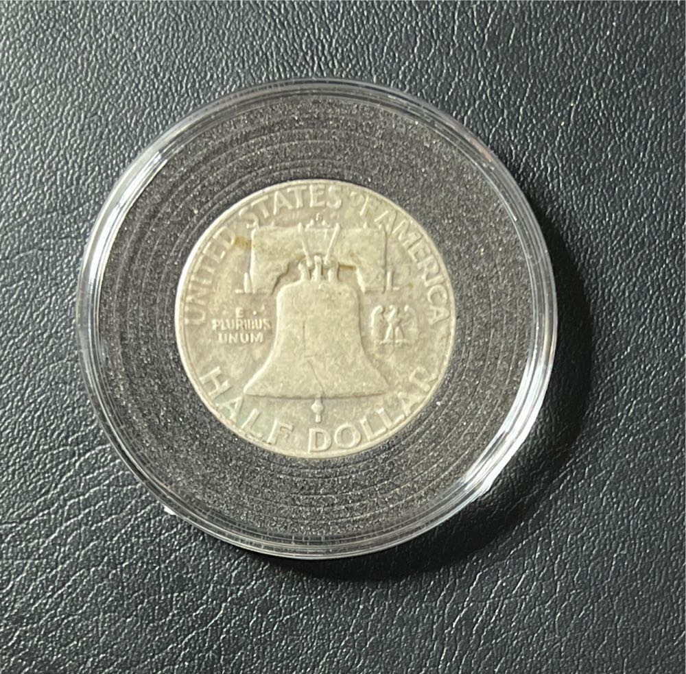 1954 S Franklin Half Dollar  coin collectible - Main Image 2